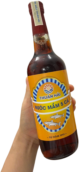 Chai nước mắm Thuận Hải 5 Cá 650ml